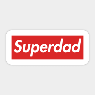 Superdad T shirt, T shirt for your dad. Sticker